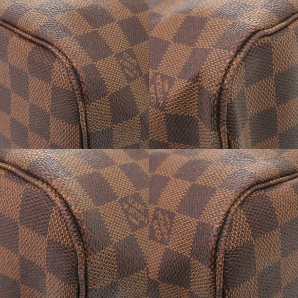 LOUIS VUITTON Brown Damier Neverfull MM Tote Bag - Picture 5 of 10